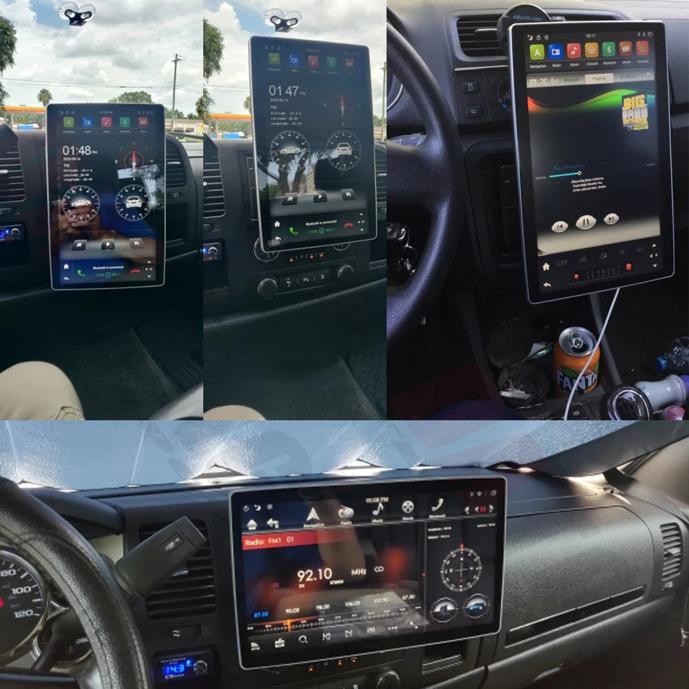 Datong Technology Universal Car Video Players Rotatable Screen 13.3" Carplay For Android 9 Car Radios For Toyota Hyundai Kia Car Multimedia Player
